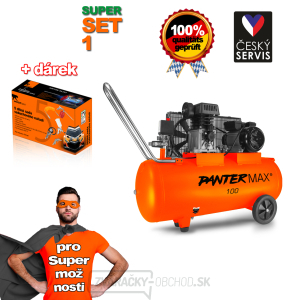 Olejový kompresor PANTERMAX® AirFlow® 100 SET1