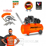 Olejový kompresor PANTERMAX® AirFlow® 100 SET2 gallery main image