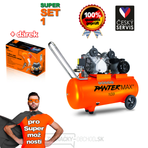 Olejový kompresor PANTERMAX® AirFlow® 103 SET1