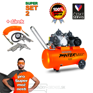 Olejový kompresor PANTERMAX® AirFlow® 103 SET2