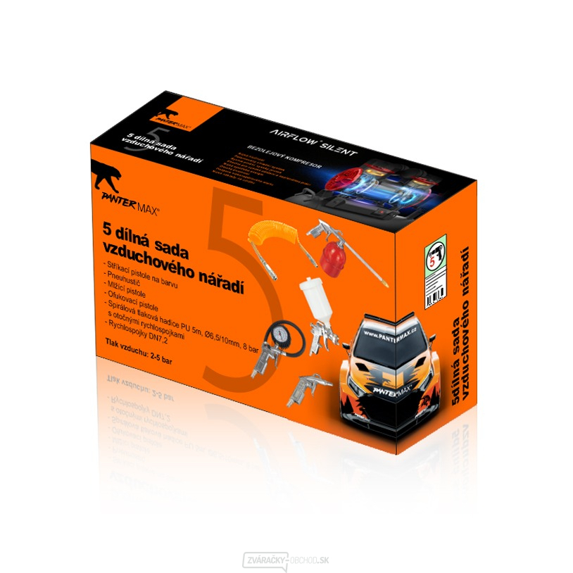 Súprava príslušenstva PANTERMAX® AirFlow® 5-dielna (5m)