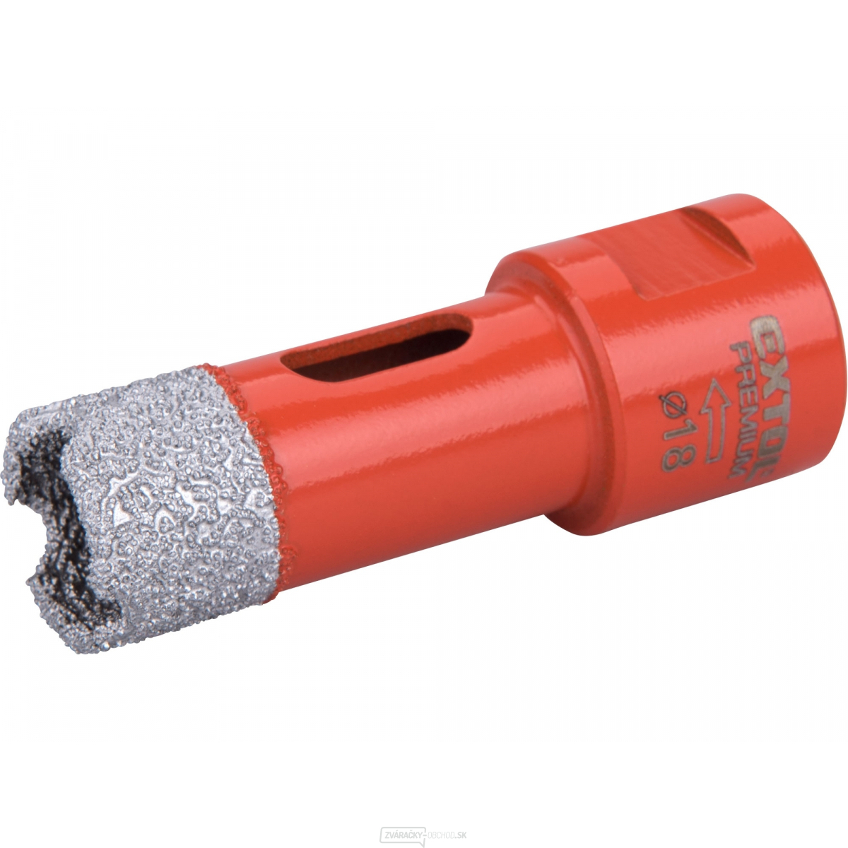 Korunka vykružovacia diamantová EXTOL PREMIUM, O 18mm, závit M14 Korunka vykružovacia diamantová EXTOL PREMIUM, O 18mm, závit M14 gallery main image