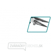 Kliešte polguľaté zahnuté TOTAL, 200mm, industrial Náhľad