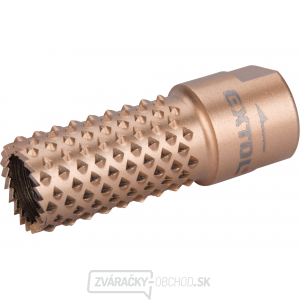 Rašpľa rotačná-valcová s čelnými zubami EXTOL, O20mm, závit M14 Rašpľa rotačná-valcová s čelnými zubami EXTOL, O20mm, závit M14 gallery main image