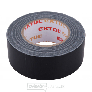 Páska lepiaca textilná/univerzálna EXTOL, 50mm x 50m hr.0,18mm, čierna