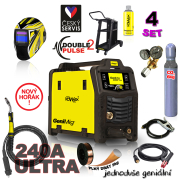 KOWAX GeniMig®240DP LCD + Horák + Kukla + Ventil + Podvozok + Plná Co2 Fľaša + Sprej + 5kg drôt + Káble Náhľad