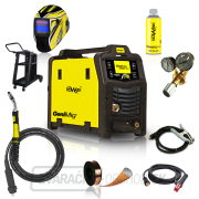 KOWAX GeniMig®240DP LCD + Horák + Kukla + Ventil + Podvozok + plná Co2 Fľaša + Sprej + 5kg Drôt + Káble  Náhľad