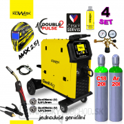 KOWAX GeniMig®350DP LCD5 SET 4 + Co2 Fľaša + Argón Fľaša + Ventil + Sprej + Horák + Káble Náhľad