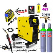 KOWAX GeniMig®350DP LCD5 SET 4 + Co2 Fľaša + Argón Fľaša + Ventil + Sprej + Horák + Káble Náhľad