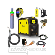 Zvárací invertor KOWAX GeniMig®240DP LCD SET 5Q + Horák + Kukla + Ventil + Podvozok + Co2 Fľaša + Sprej + 5kg drôt +... gallery main image