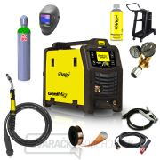 Zváračka KOWAX GeniMig®240DP LCD SET 6a + Horák + Kukla + Ventil + Podvozok + Argón Fľaša + Sprej + 5kg drôt + Káble gallery main image