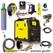 KOWAX GeniMig®240DP LCD SET + Horák + Kukla + Ventil + Podvozok + plná Argon Fľaša + Sprej + 5kg Drôt + Káble Náhľad