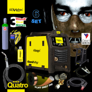 KOWAX GeniMig®240DP LCD SET + Horák + Kukla + Ventil + Podvozok + plná Argon Fľaša + Sprej + 5kg Drôt + Káble Náhľad