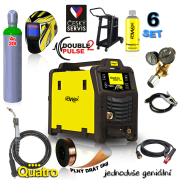 KOWAX GeniMig®240DP LCD SET + Horák + Kukla + Ventil + Podvozok + plná Argon Fľaša + Sprej + 5kg Drôt + Káble Náhľad