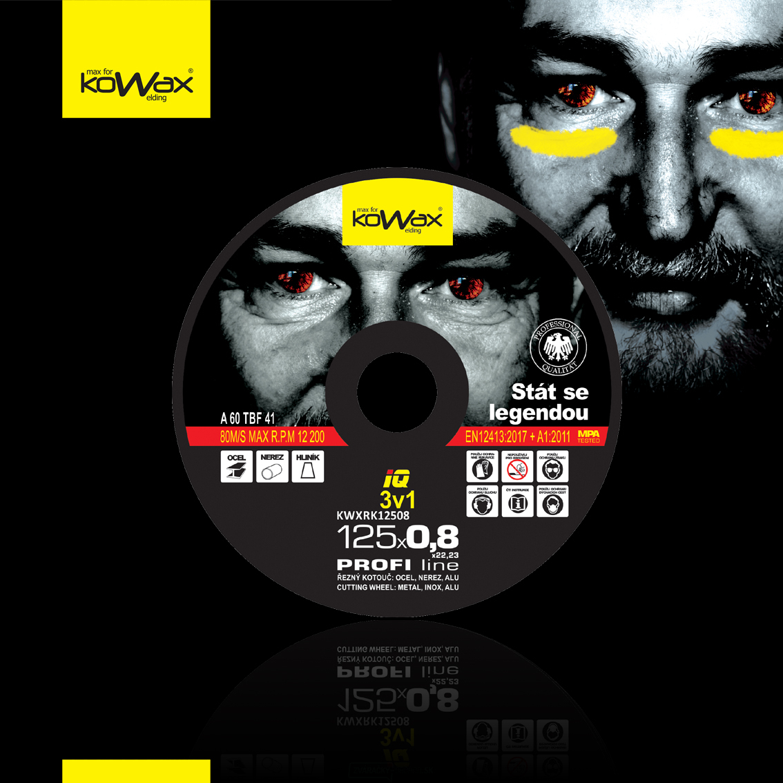Rezný kotúč KOWAX IQ 3v1 125x0,8