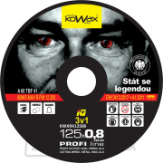 Rezný kotúč KOWAX IQ 3v1 125x0,8 Náhľad