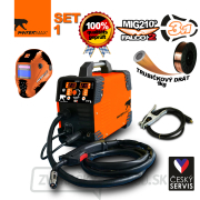 PANTERMAX MIG210FALCO 2 invertorová zváračka MIG/MMA Kukla + Káble 2m + Horák + Drôt 1kg PANTERMAX MIG210FALCO 2 invertorová zváračka MIG/MMA Kukla + Káble 2m + Horák + Drôt 1kg náhled