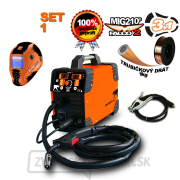 PANTERMAX MIG210FALCO 2 invertorová zváračka MIG/MMA Kukla + Káble 2m + Horák + Drôt 1kg PANTERMAX MIG210FALCO 2 invertorová zváračka MIG/MMA Kukla + Káble 2m + Horák + Drôt 1kg gallery main image