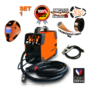 PANTERMAX MIG210FALCO 2 invertorová zváračka MIG/MMA Kukla + Káble 2m + Horák + Drôt 1kg gallery main image