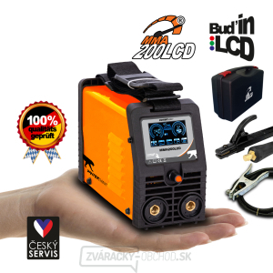 PANTERMAX MMA200LCD invertorová zváračka MMA/TIG + Káble 2m + Plastový Kufor gallery main image