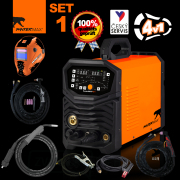 PANTERMAX PanterWeld®4v1 200 MULTIFUNKČNÁ invertorová zváračka MIG/TIG/MMA/PLAZMA + Kukla + Horáky + Káble + Elektróda + Red. Ventil náhled