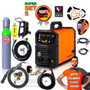 PANTERMAX PanterWeld®4v1 200 MULTIFUNKČNÁ invertorová zváračka MIG/TIG/MMA/PLAZMA + Kukla + Red Ventil + Drôt 5kg gallery main image