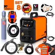PANTERMAX PanterWeld®4v1 200 MULTIFUNKČNÁ invertorová zváračka MIG/TIG/MMA/PLAZMA + Kukla + Red. Ventil + plná Co2 Fľaša  náhled