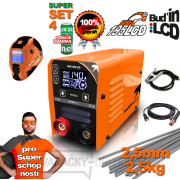 PANTERMAX MMA195LCD invertorová zváračka MMA/TIG + Káble 1.5m + Kukla + Kefa + Elektródy 2,5kg PANTERMAX MMA195LCD invertorová zváračka MMA/TIG + Káble 1.5m + Kukla + Kefa + Elektródy 2,5kg gallery main image