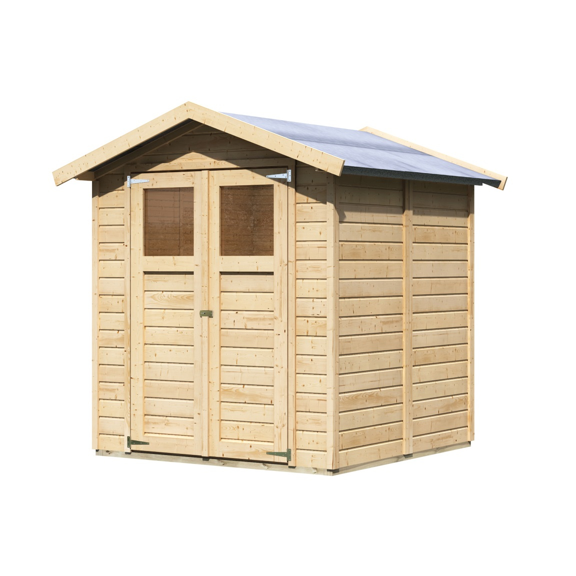 Drevený domček KARIBU DAHME 3 (42562) natur LG1701