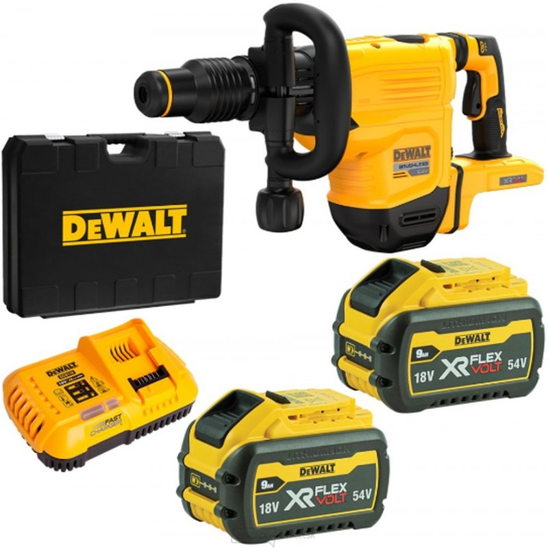 Aku sekacie kladivo DeWALT DCH832X2 SDS-Max, XR FlexVolt 54V, 10,5J, Tstak