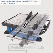 Rezačka na dlažbu a obklady s posuvným stolíkom WTS 2000 Rezačka na dlažbu a obklady s posuvným stolíkom WTS 2000 náhled