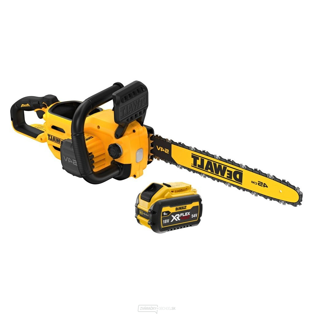 Aku reťazová píla DeWALT DCMCS574X1 (1x9Ah) FlexVolt 54V s lištou 45 cm Aku reťazová píla DeWALT DCMCS574X1 (1x9Ah) FlexVolt 54V s lištou 45 cm gallery main image