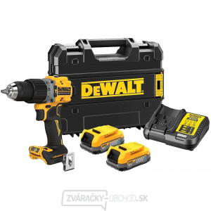 Aku bezuhlíková vŕtačka DeWALT DCD805E2T