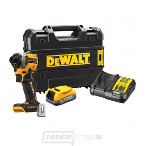 Aku bezuhlíkový rázový uťahovač DeWALT DCF850E1T 18V