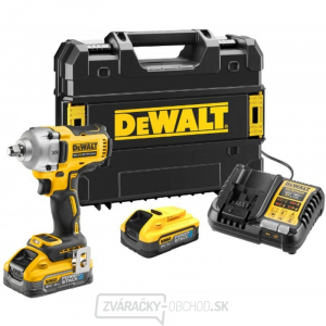 Aku bezuhlíkový rázový uťahovač DeWALT DCF891H2T POWERSTACK 18V gallery main image