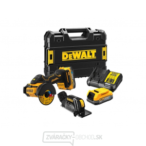 Aku bezuhlíková univerzálna rezačka DeWALT DCS438E2T POWERSTACK 18V