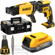 Aku skrutkovač na sadrokartón DeWALT DCF620E1K POWERSTACK 18 V Li-Ion 1x1,7 Ah gallery main image