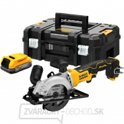 Aku bezuhlíková kotúčová píla DeWALT DCS571E1T POWERSTACK 18V gallery main image