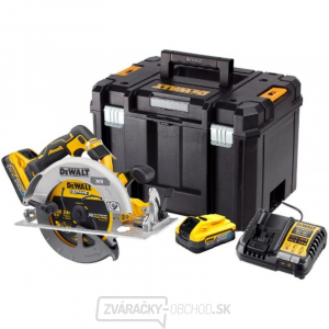 Aku bezuhlíková kotúčová píla DeWALT DCS573H2T POWERSTACK 18V