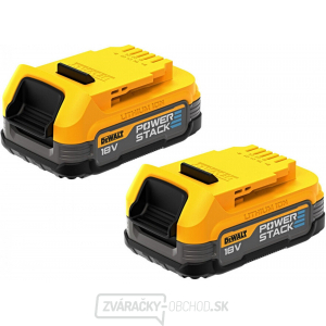 Akumulátor DeWALT DCBP034E2 POWERSTACK 18V 2x Akumulátor DeWALT DCBP034E2 POWERSTACK 18V 2x gallery main image