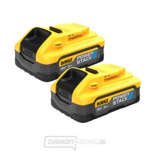 Akumulátor DeWALT DCBP518H2 POWERSTACK 18V 5Ah 2x