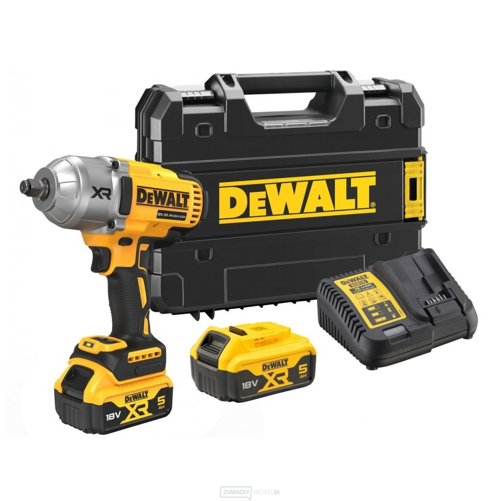 Aku bezuhlíkový rázový uťahovač DeWALT DCF900P2T 18V 5,0 Ah Aku bezuhlíkový rázový uťahovač DeWALT DCF900P2T 18V 5,0 Ah gallery main image