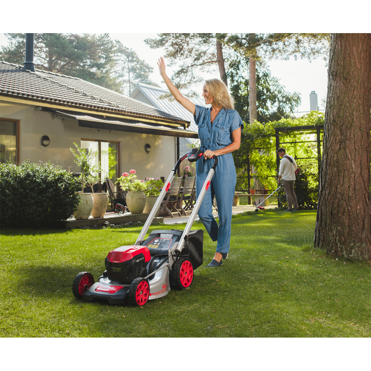 Akumulátorová kosačka na trávu CRAMER 48LM48SPK4 + KIT Náhľad