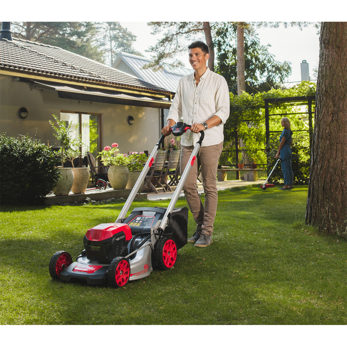 Akumulátorová kosačka na trávu CRAMER 48LM48SPK4 + KIT Náhľad