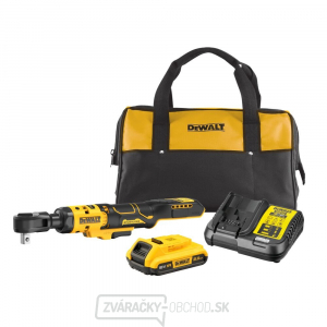 Aku bezuhlíková račňa DeWALT DCF512D1 s otvorenou hlavou 18V