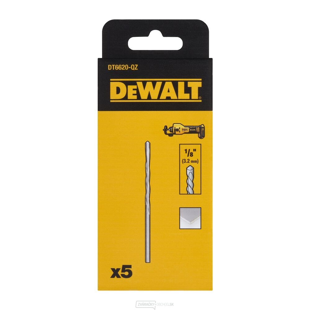 Rezný nástroj 1/8" pre sadrokartónovú frézku DCE555N (5ks)