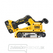 Aku pásová brúska DeWALT DCW220P2 18V, XR 5.0 Ah Náhľad