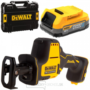 Aku bezuhlíková mečová píla DeWALT DCS386T1 POWERSTACK 18V