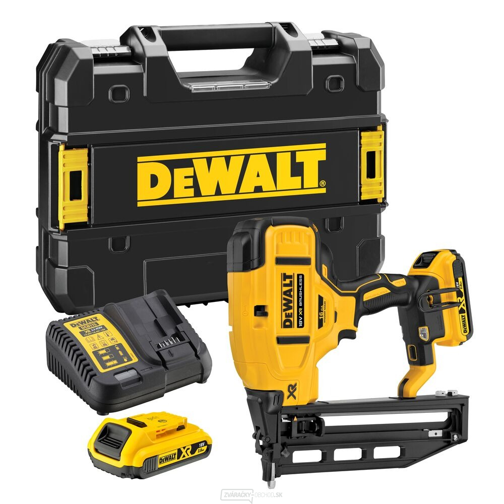 Aku dokončovacia klincovačka DeWALT 18V kaliber 16