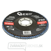 Geko - Lamelový kotúč ZIRCON 125mm P60 Náhľad